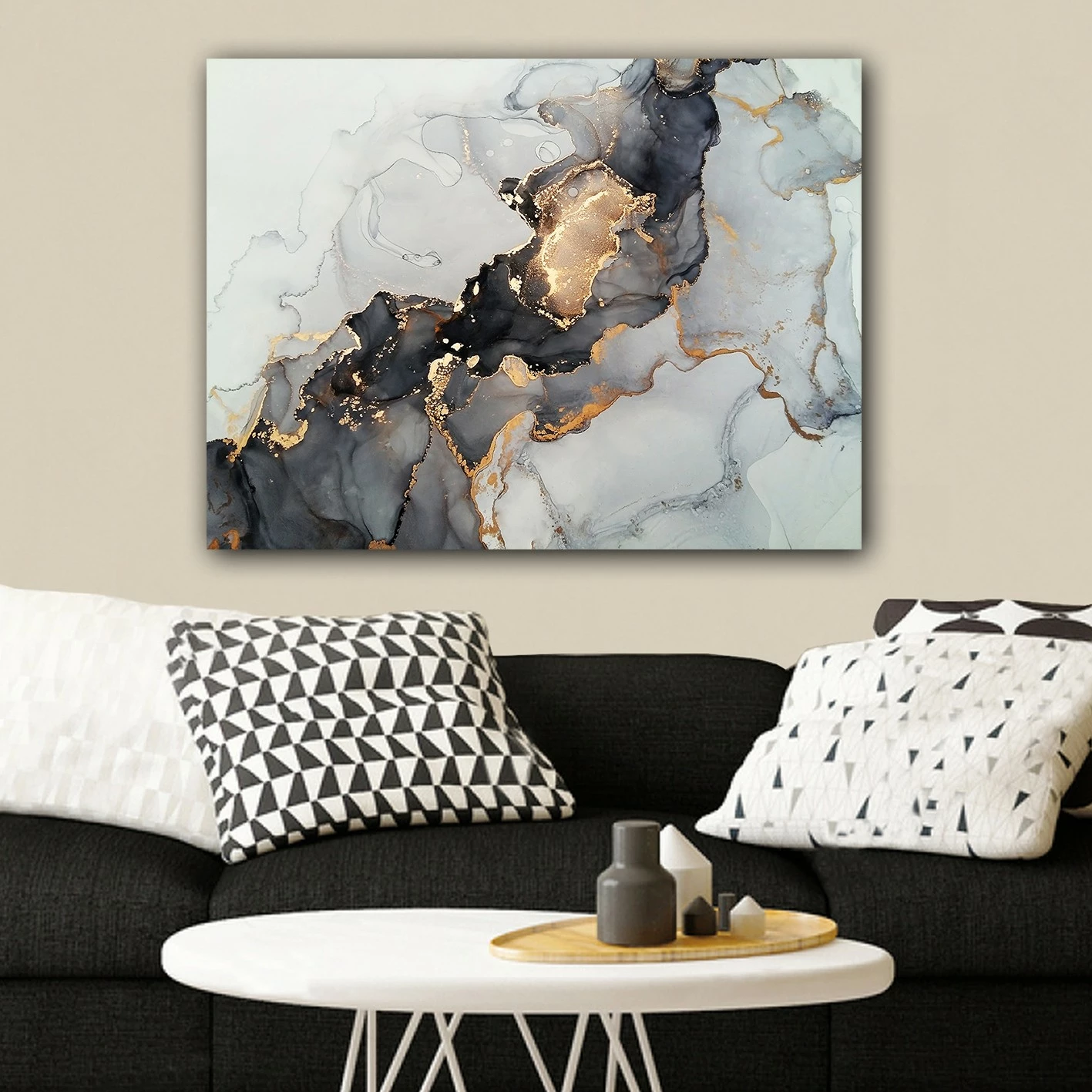 Pikturë dekorative në kanavacë, shumëngjyrëshe, 70x100cm, 1471082564_70100