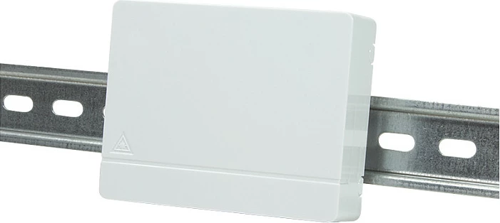 Kuti terminimi FTTH LogiLink, 4 porta, me mbajtës DIN rail, e bardhë