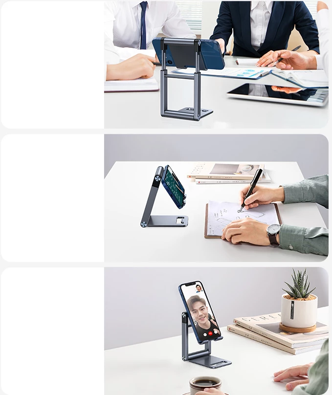 Mbajtës palosshëm për celular Ugreen LP263, alumini, Gri