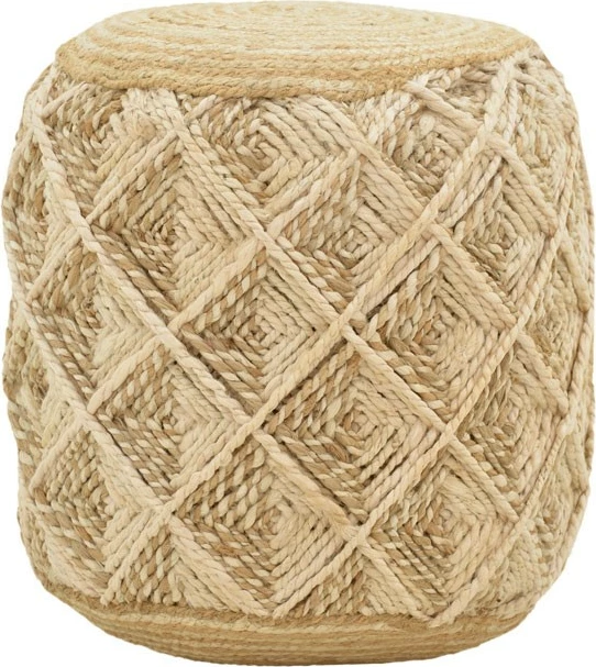 Stool Yton, bezhë, 100% jute, 40x40x40cm