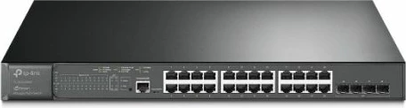 Switch TP-LINK JetStream TL-SG3428MP 28-Port Gigabit L2+ Managed me 24-Port PoE+ 384W, i zi
