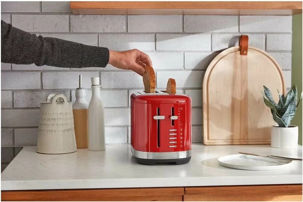 Toster KitchenAid 5KMT2109E, 2 vende, 1100W, i kuq