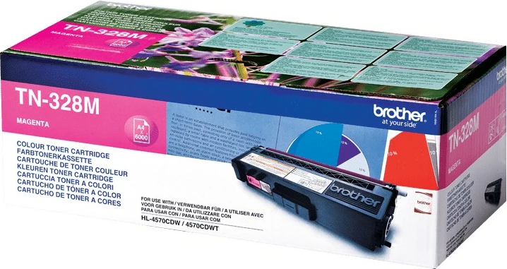 Toner Brother TN-328M magenta, origjinal, 6000 faqe