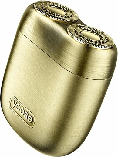 Makinë rroje Yoose Mini 2.0, udhëtimi, 8000 rpm, IPX7, karikim USB-C, e artë, set me paketim dhurate "Bounty Hunter"