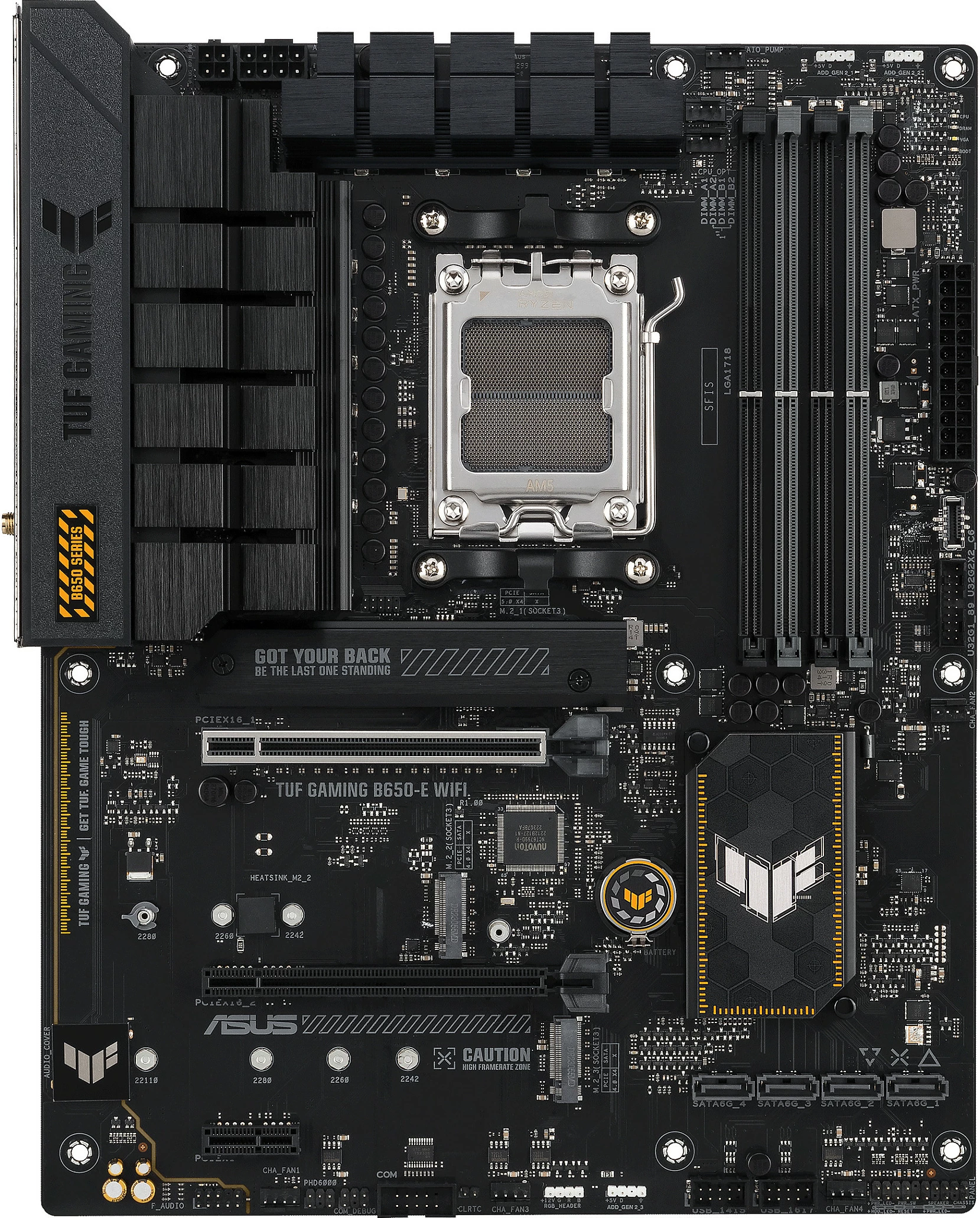 Pllakë amë ASUS TUF GAMING B650-E WIFI, Socket AM5, DDR5, ATX, Wi-Fi