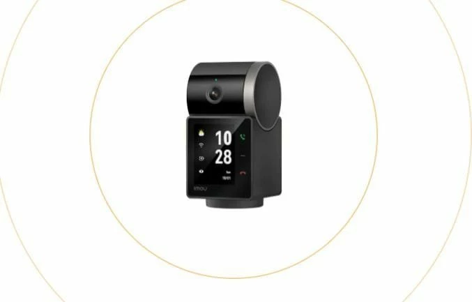 Kamerë IP e brendshme IMOU Rex VT Pro IPC-S2VBP-5M0WR 5MP Wi‑Fi baterike, e zezë