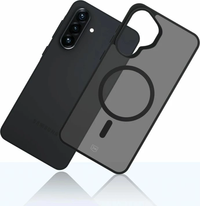 Maskë telefoni 3mk Smoke MagCase për Samsung Galaxy A57, gri