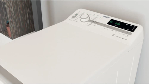Makinë larëse Whirlpool TDLR 7231BS EU 7 kg 1200 RPM klasë energjie D e bardhë