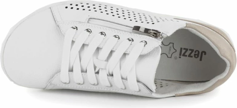 Këpucë lëkure barefoot për femra Gino Fabiani OL38-6, të bardha