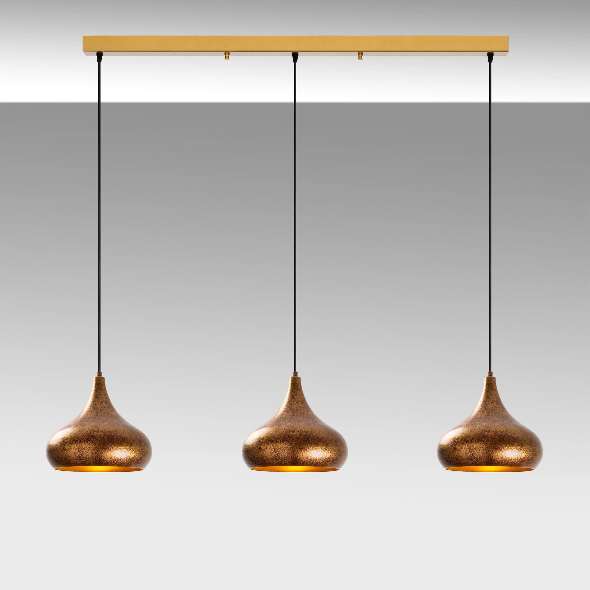 Llambë tavani Opviq, model Muba, vintage, 140x30x126cm