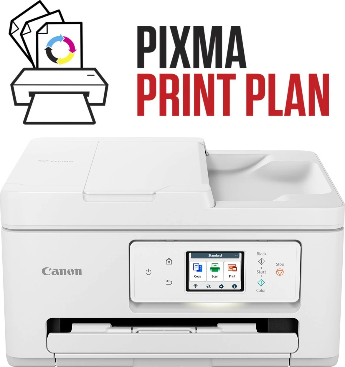 Printer Canon PIXMA TS7750i, Inkjet, 1200 x 1200 DPI, A4, Bardhë