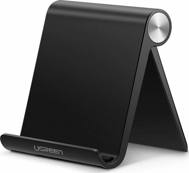 Mbajtëse telefoni Ugreen 50747, e palosshme për tavolinë, 95x85 mm, e zezë