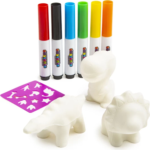 Jacks Colour Your Own Squishems Dino Pals
