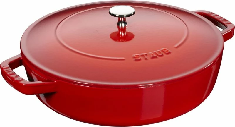 Tigan i thellë me kapak ZWILLING STAUB 28 cm, i zi