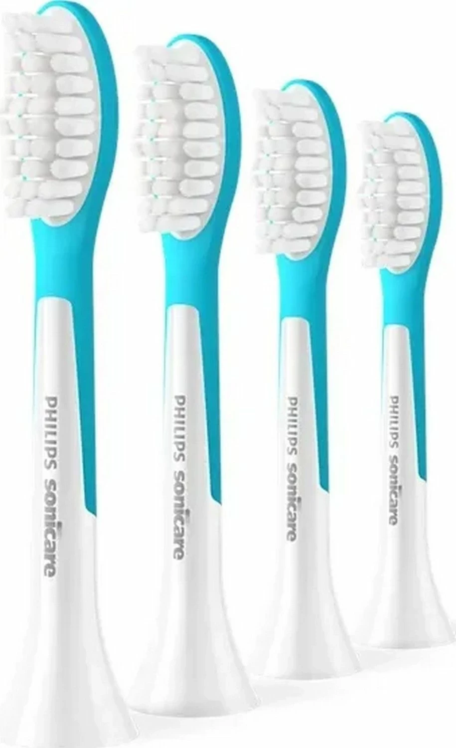 Koka zëvendësuese furçe dhëmbësh Philips Sonicare 7+ Kids HX6044/90, 4 copë, blu