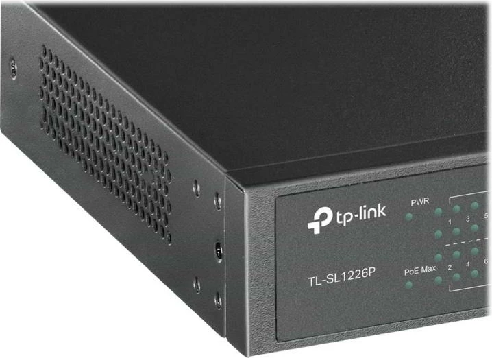 Switch TP-Link TL-SL1226P 24 porte Fast Ethernet PoE+ 250 W 2x Gigabit RJ45 + 2x Combo SFP