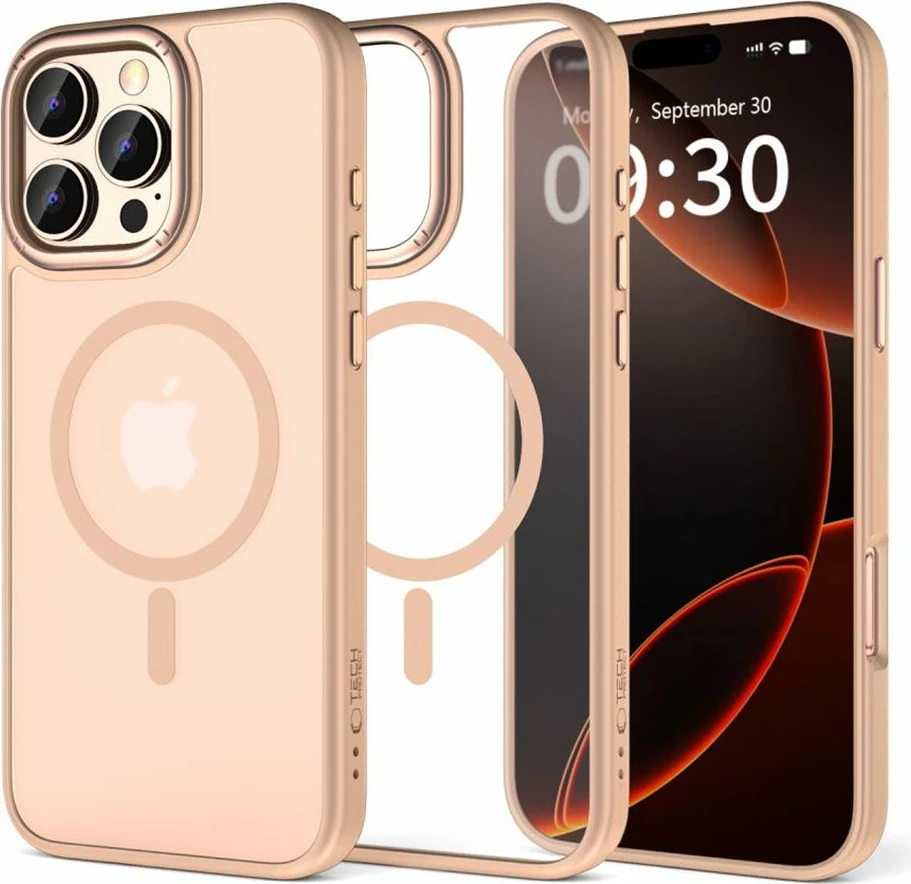Mbështjellës Tech-Protect MagMat MagSafe për iPhone 16 Pro Max, Rozë