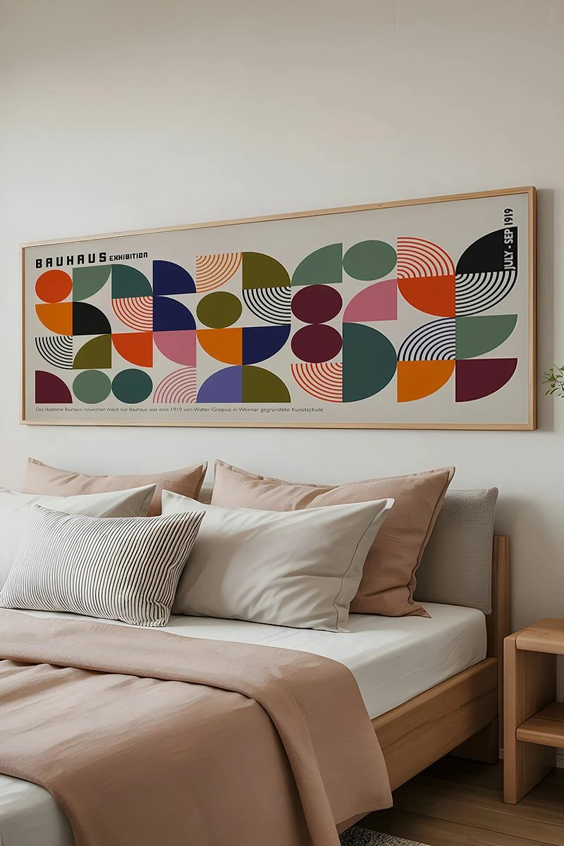 Pikturë dekorative me kornizë, Wallity, Artsmdfyty7-3370, shumëngjyrëshe, 33x70cm