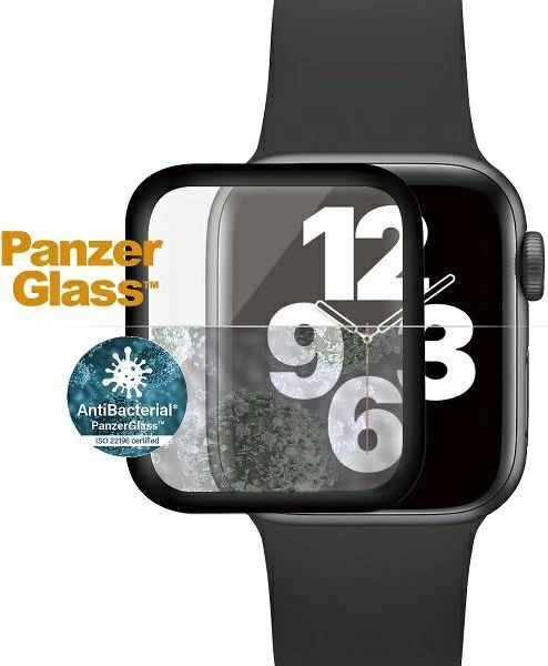 Xham i temperuar PanzerGlass për Apple Watch 4/5/6/SE, 40mm, i zi