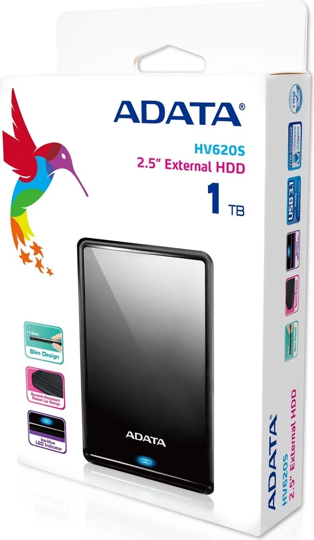 Hard drive Adata HV620S, 1000 GB, i zi