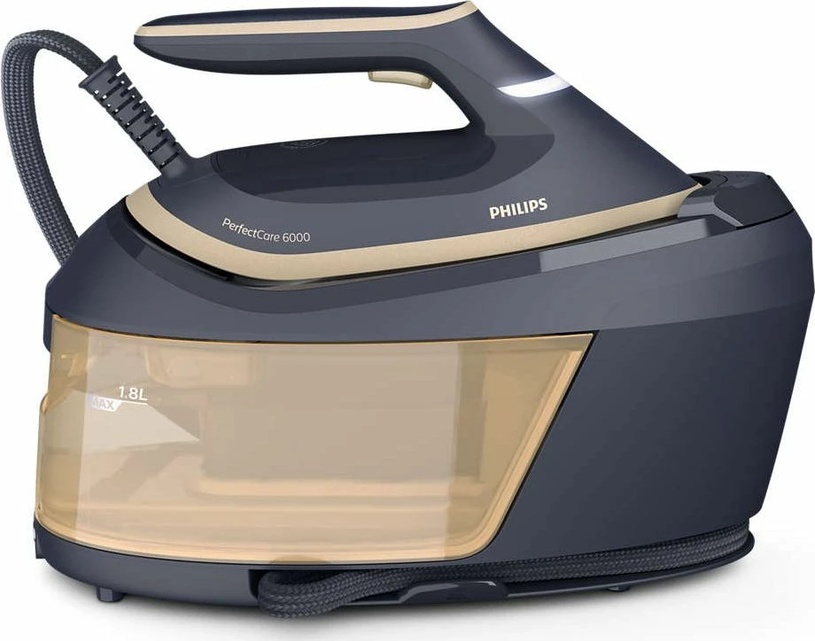Hekur me gjenerator avulli Philips PerfectCare PSG6066/20, rezervuar 1.8L, blu e errët