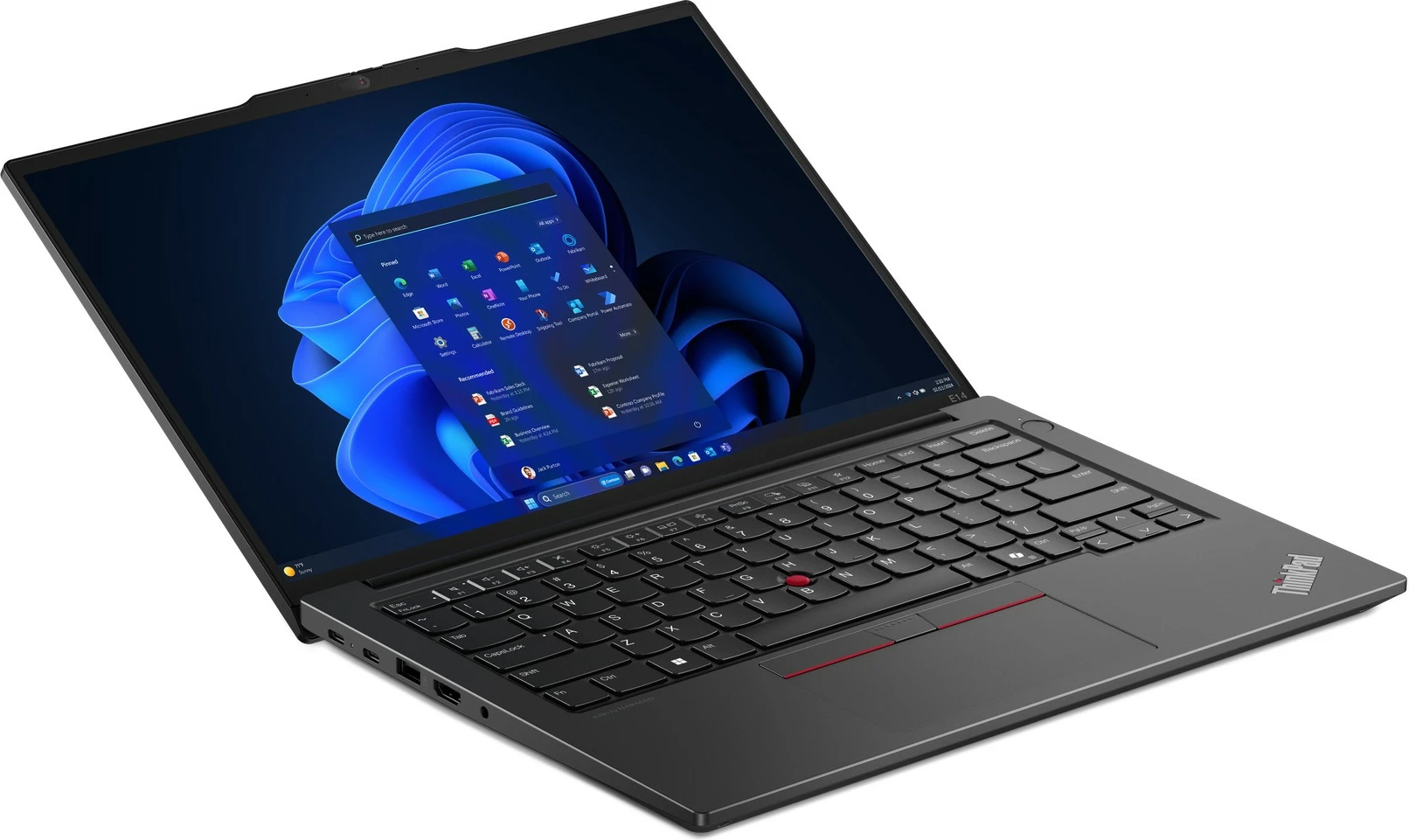 Laptop Lenovo ThinkPad E14 Gen 6, AMD Ryzen 5, 16 GB RAM, 512 GB SSD, 14 inch, Ngjyrë e zezë