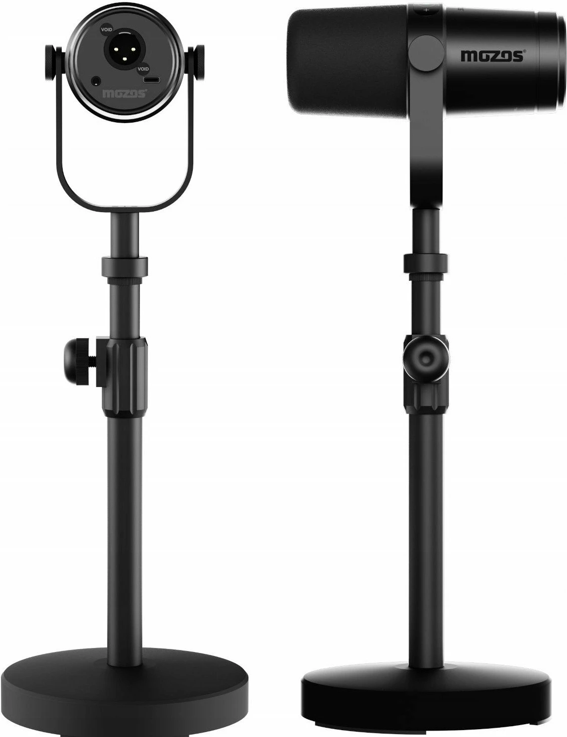 Mikrofon Mozos MKIT Studio Pro dinamik kardioid 192kHz/24-bit USB-C/XLR/3.5mm, set me stativ tavoline, i zi