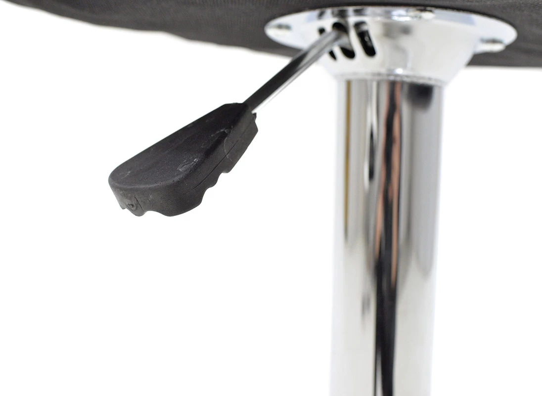 Karrige për bar Coozy pu, ngjyrë bardhë, kornizë kromi, set prej 2 copë