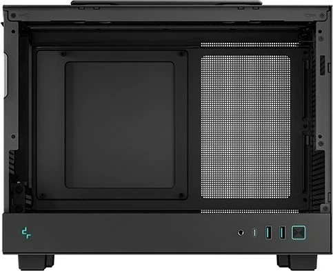 Kasë DeepCool CH160 MESH, për kompjuter, xham i temperuar, e zezë