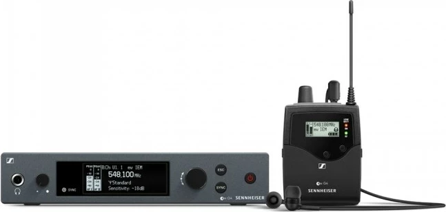 Set monitorimi në vesh Sennheiser EW IEM G4-A, 516-558 MHz, i zi