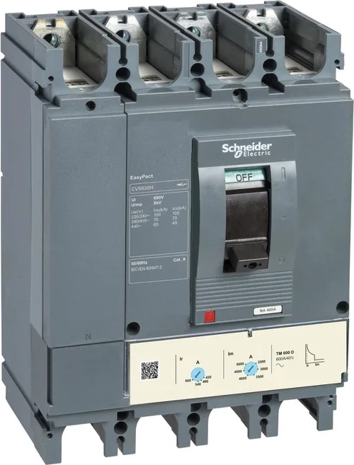AES 3P 400A – Ndërprerës Schneider Electric EasyPact CVS400B LV540309 – 400 A, 36 kA, 3P, njësia TM-D