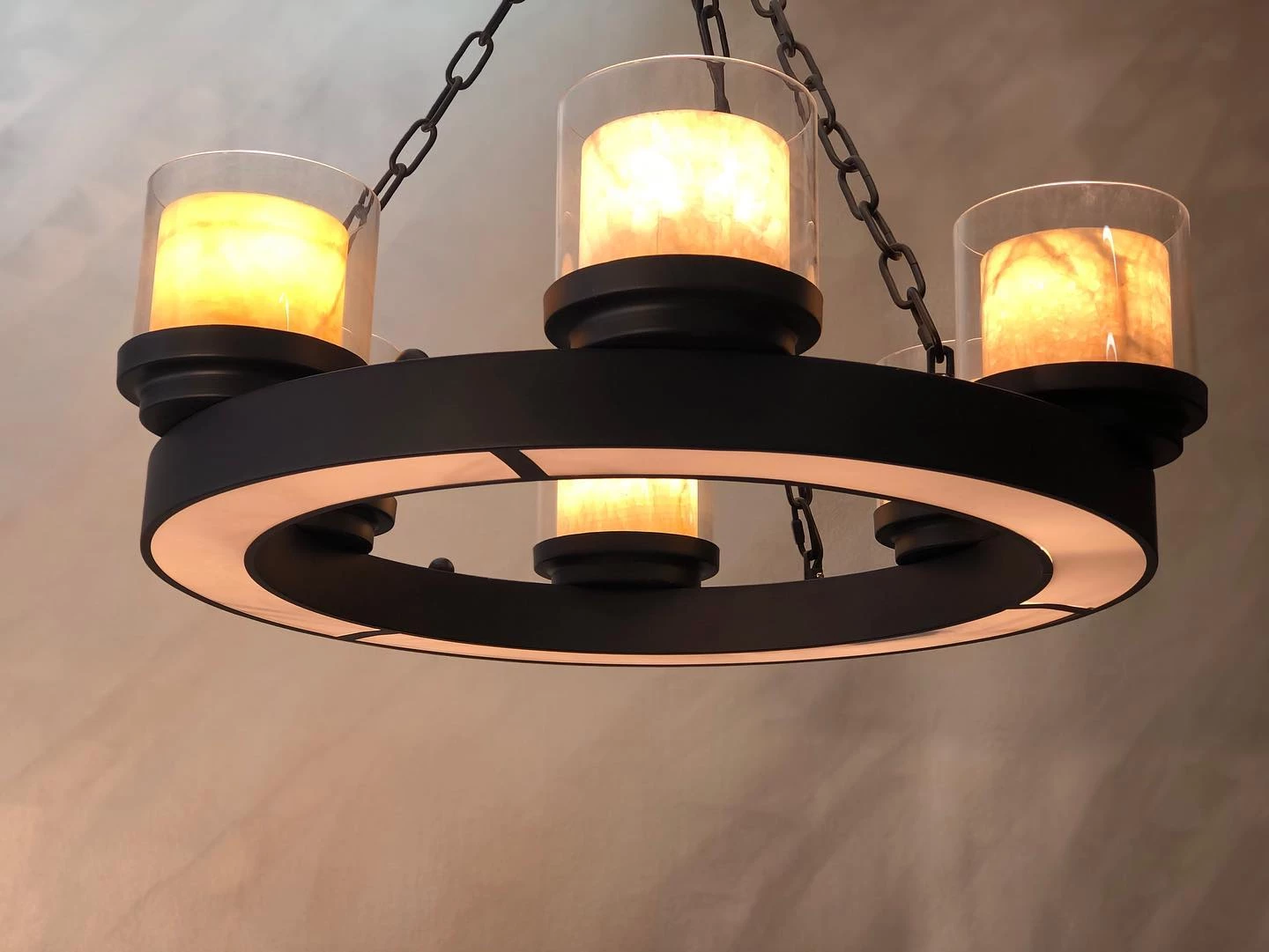 Abazhur klasik i varur me 6 llampa