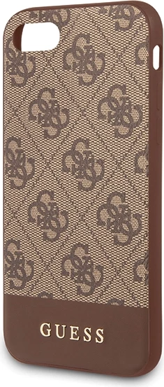 Mbështjellës Guess 4G Stripe për iPhone 7/8/SE 2020/SE 2022, Kafe