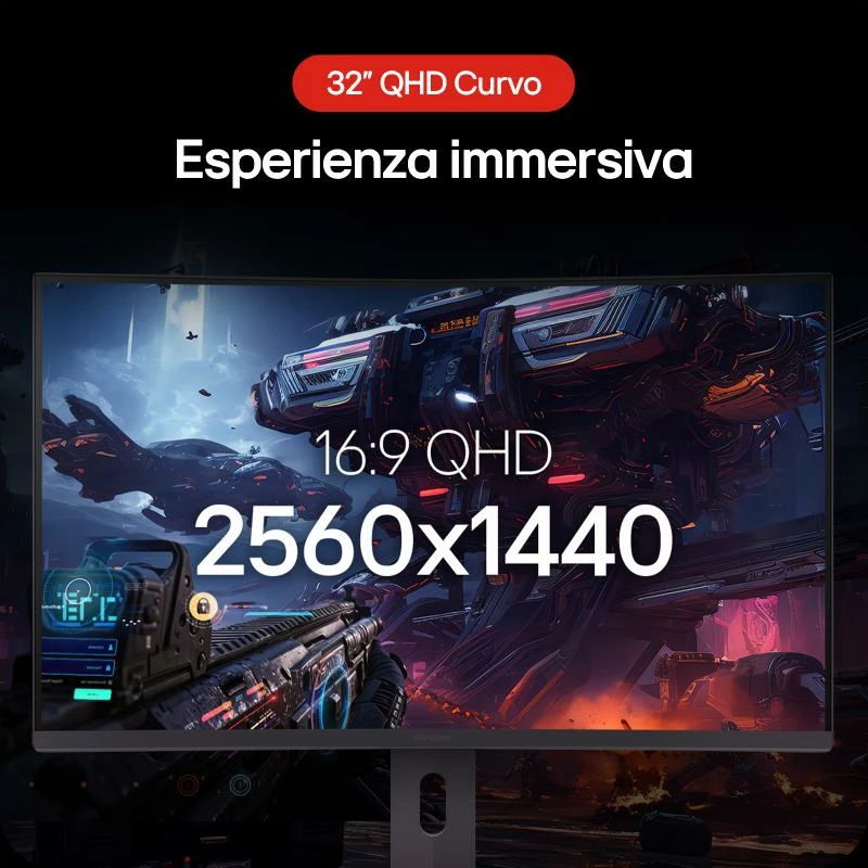 Monitor, LG UltraGear 32G600A-B 32" QHD 180Hz 1ms, e zezë
