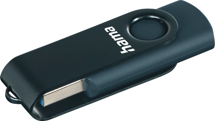 USB Hama "Rotate", 3.0, 64GB, 70MB/s, kaltër e errët, 182464