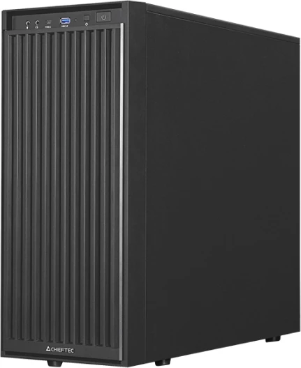 Kasë CHIEFTEC BW-01B-OP ATX/mATX/mini-ITX, USB-C, pa furnizues, e zezë