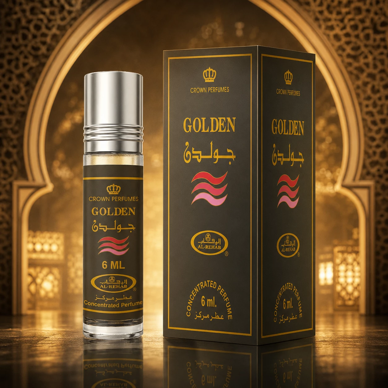 Golden 6ml Oil Perfume