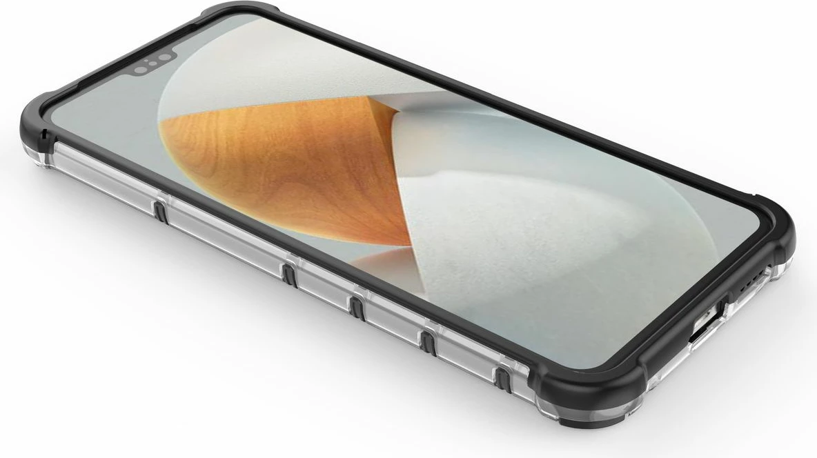 Mbështjellës Hurtel honeycomb për Vivo V23 5G, i zi