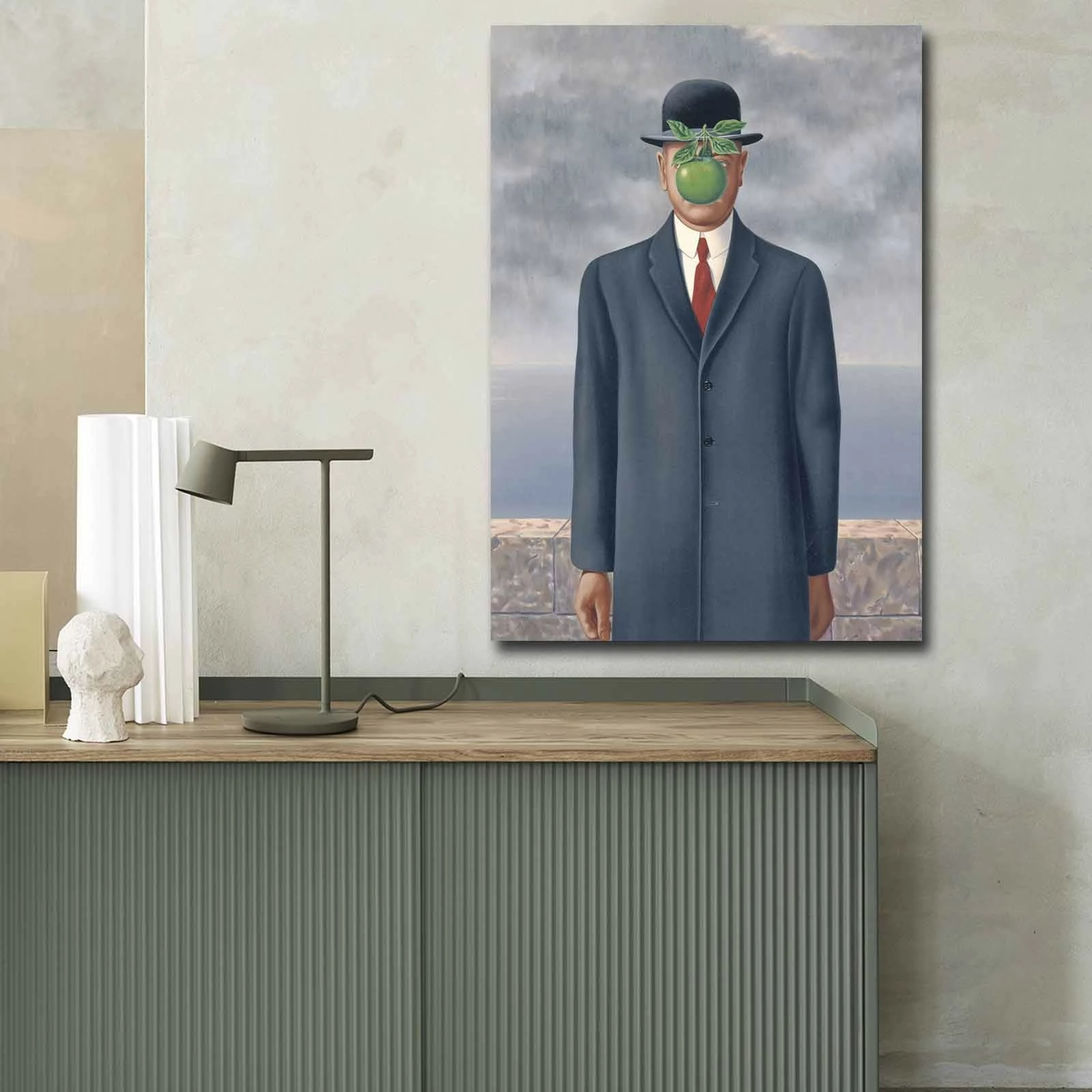 Pikturë dekorative në kanavacë, The Son of Man, shumëngjyrëshe, 70x100cm, kornizë druri
