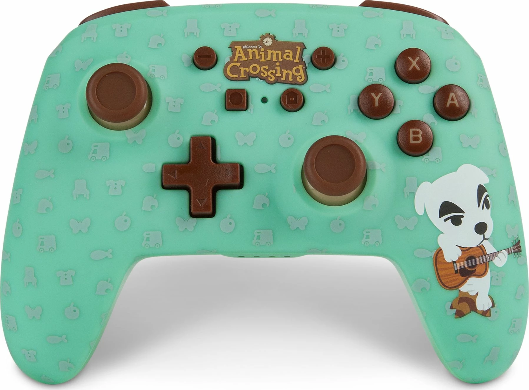 Kontroller wireless PowerA Enhanced Animal Crossing 1515668-01 për Nintendo Switch/Switch OLED, turkez