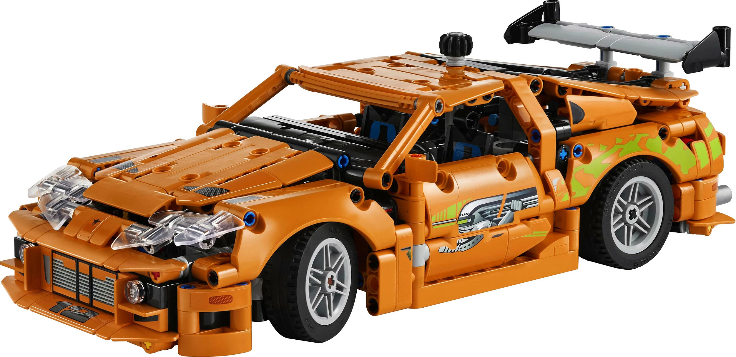 Set ndërtimi LEGO Fast and Furious Toyota Supra MK4, 810 pjesë, plastikë, shumëngjyrësh
