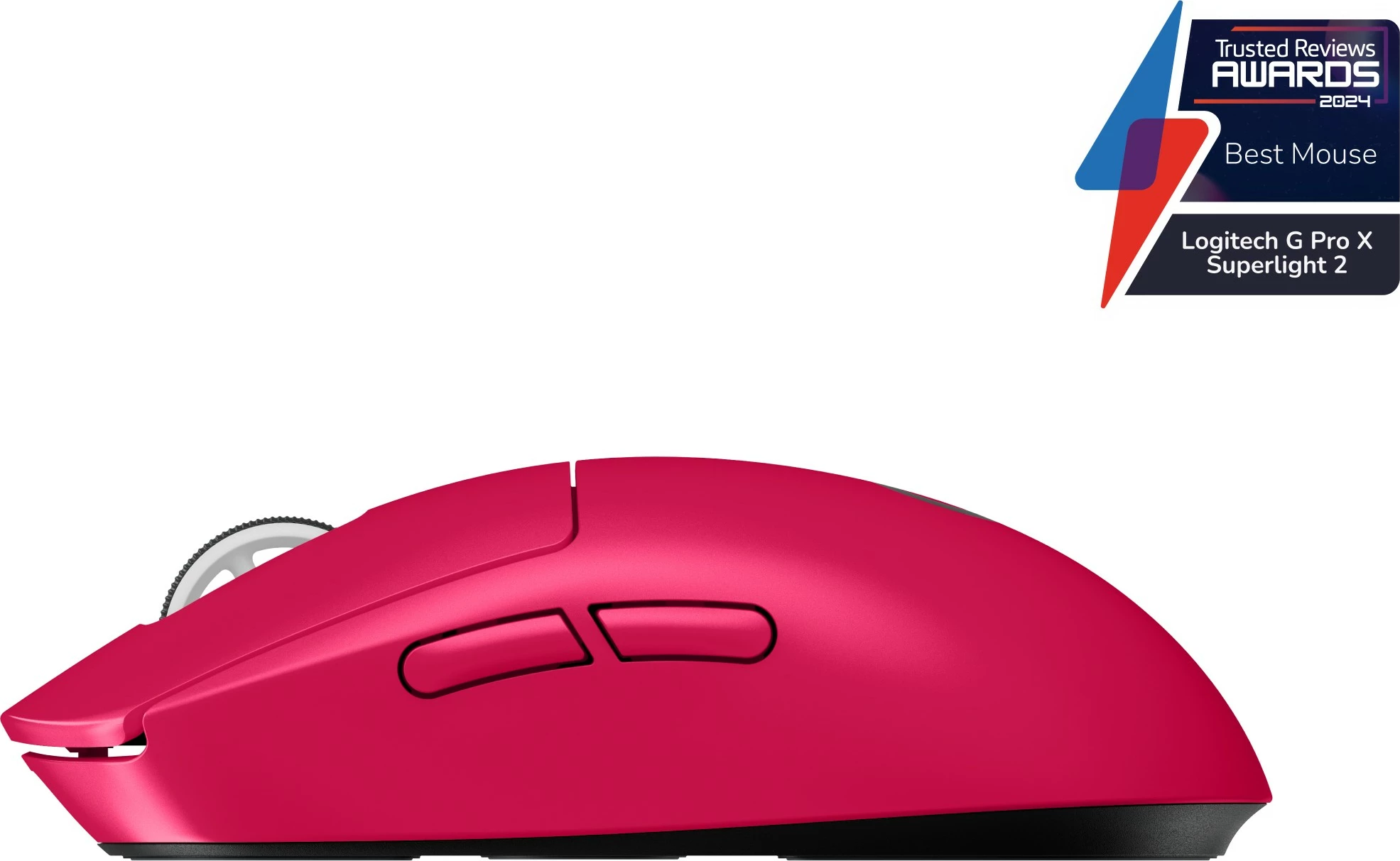 Maus Logitech G PRO X SUPERLIGHT 2, wireless, 5 butona, rozë