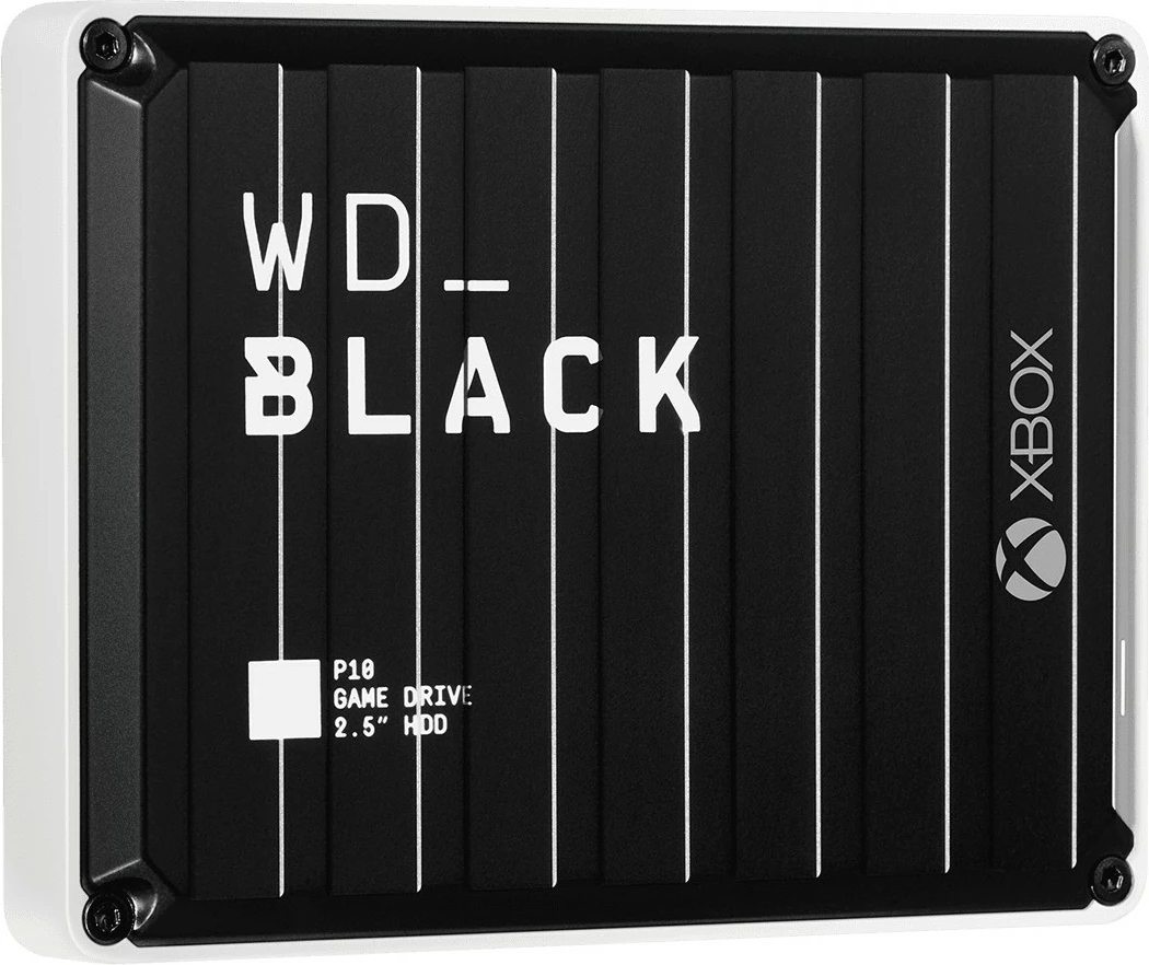 Hard disk i jashtëm Western Digital WD BLACK P10 Game Drive 2TB, USB 3.2, për Xbox, zi/bardhë