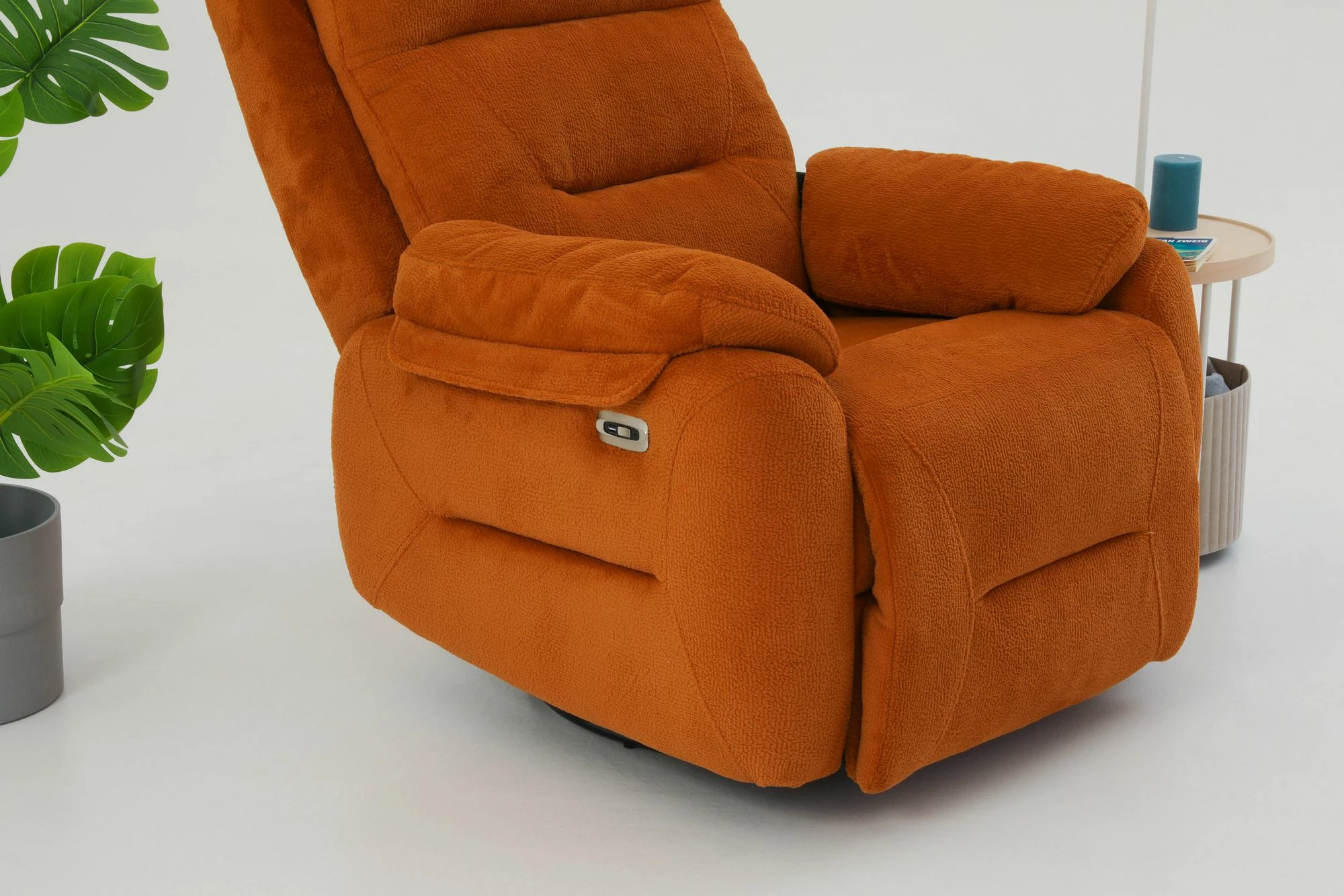 Karrige relaksuese elektrike, ngjyrë e kuqe qeramike, Comfort