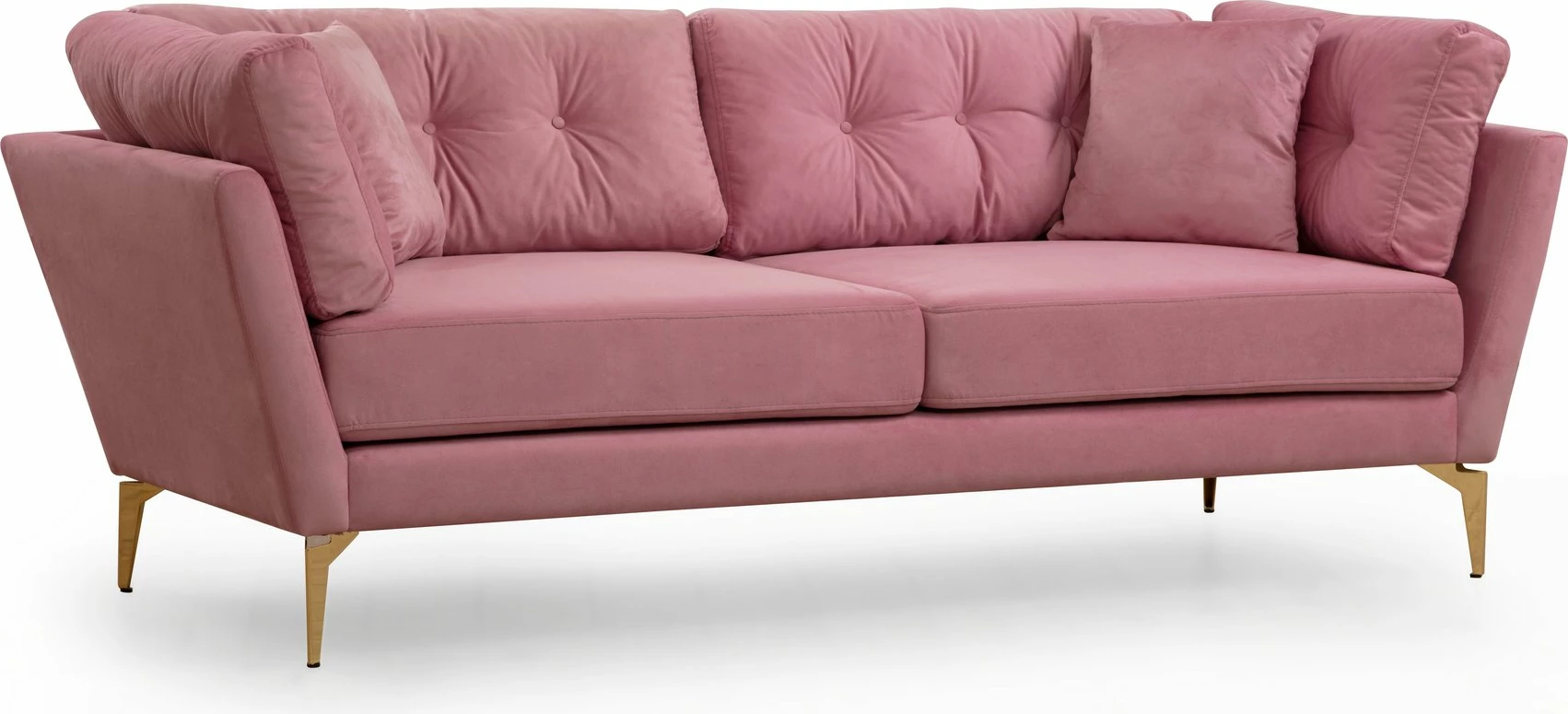 Divan treshe Atelier del Sofa, Mapa, ngjyrë rozë e zbehtë