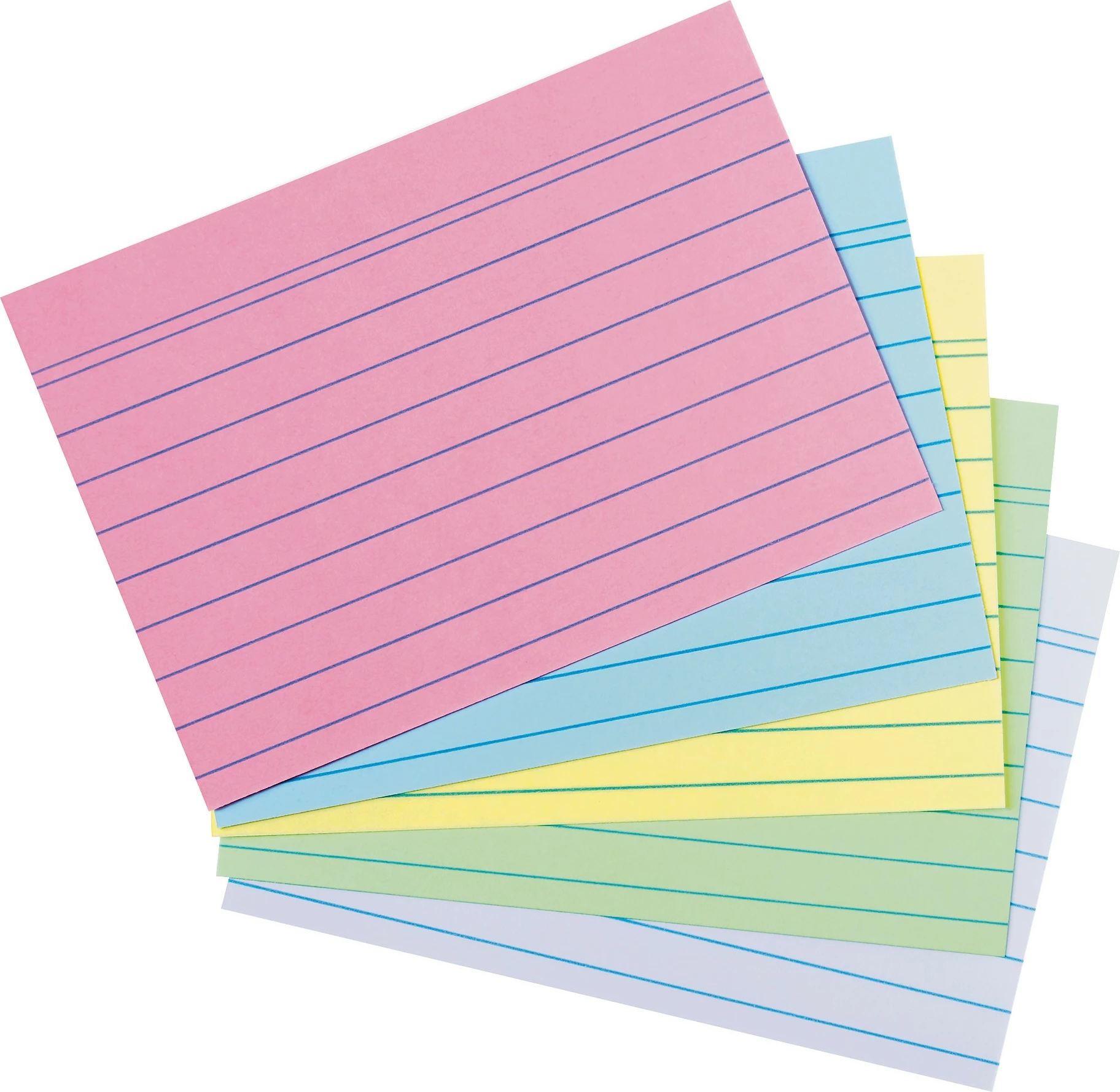 Kartela shënimesh herlitz A6, 200 copë, multicolour, 180 g/m²