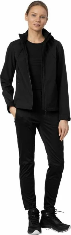 Jakne softshell për femra 4F, e zezë [Madhësia: L]