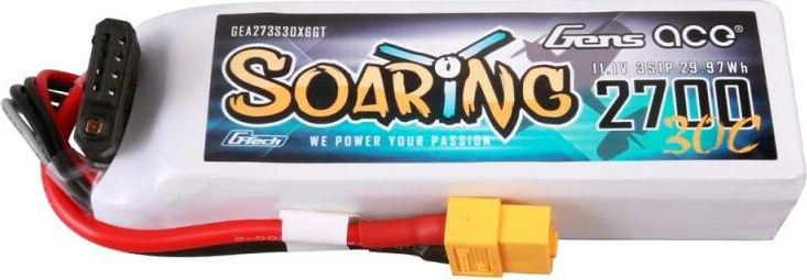 Bateri LiPo Gens ace G-Tech Soaring 2700mAh 11.1V 30C, XT60