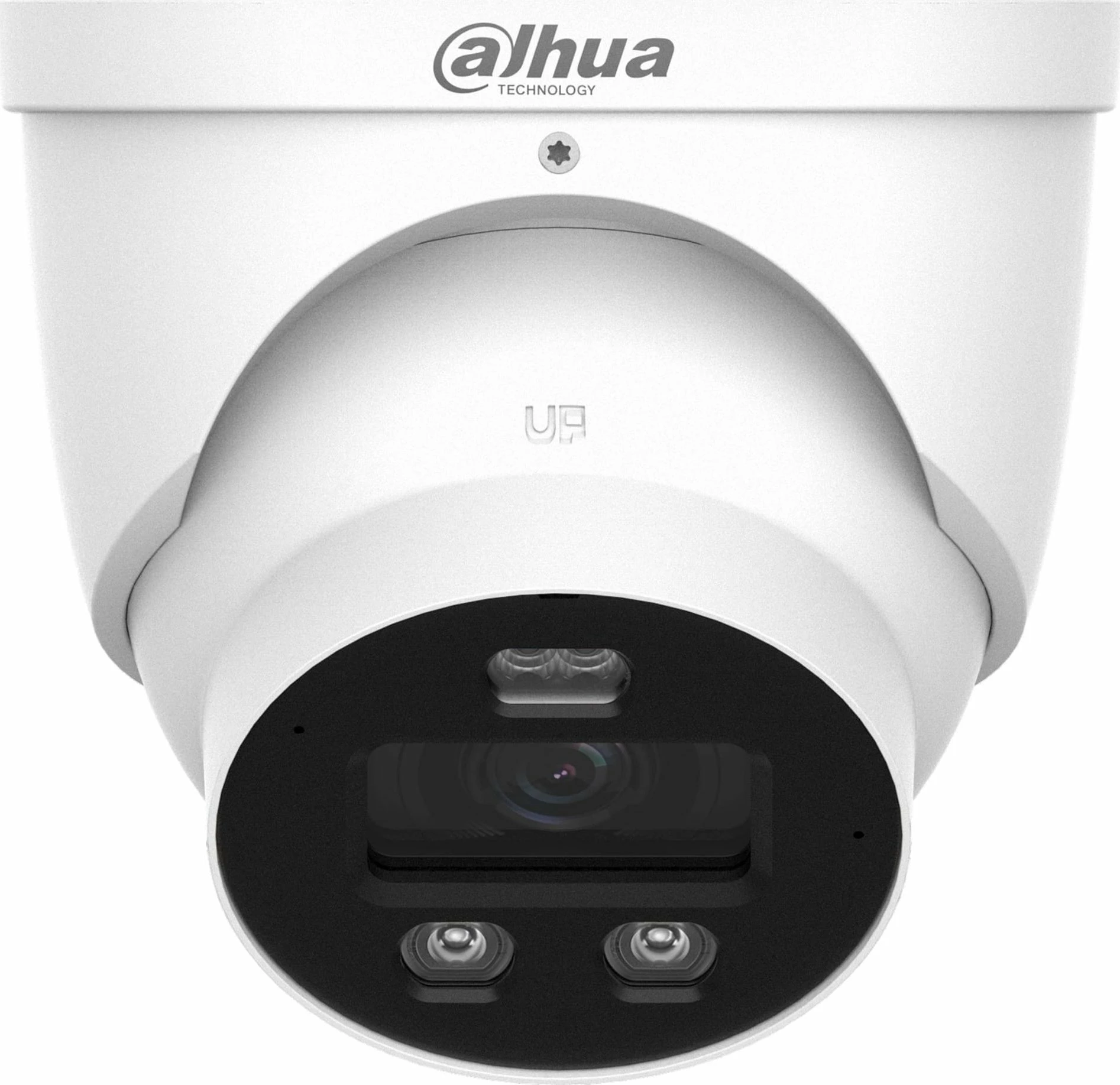 Kamerë IP dome Dahua IPC-HDW3849H-AS-PV-0280B-PRO 8.3MP 4K, lente 2.8mm, PoE, IP67, audio dy-kahësh, e bardhë