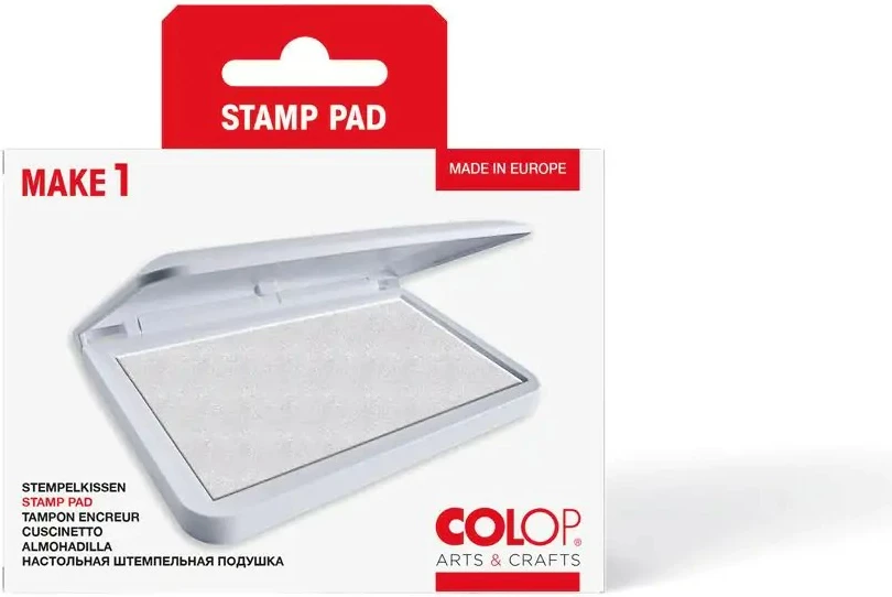 Jastëk stampimi COLOP MAKE1, Frozen White, 90x50mm